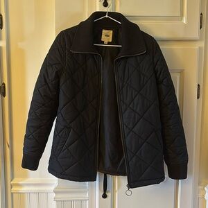 Vans quilted black coat
